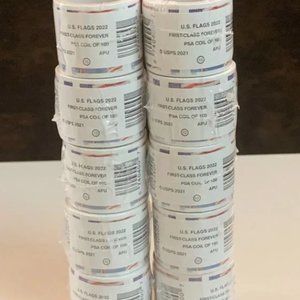 2022 New Forever Stamps 10 rolls of 1000